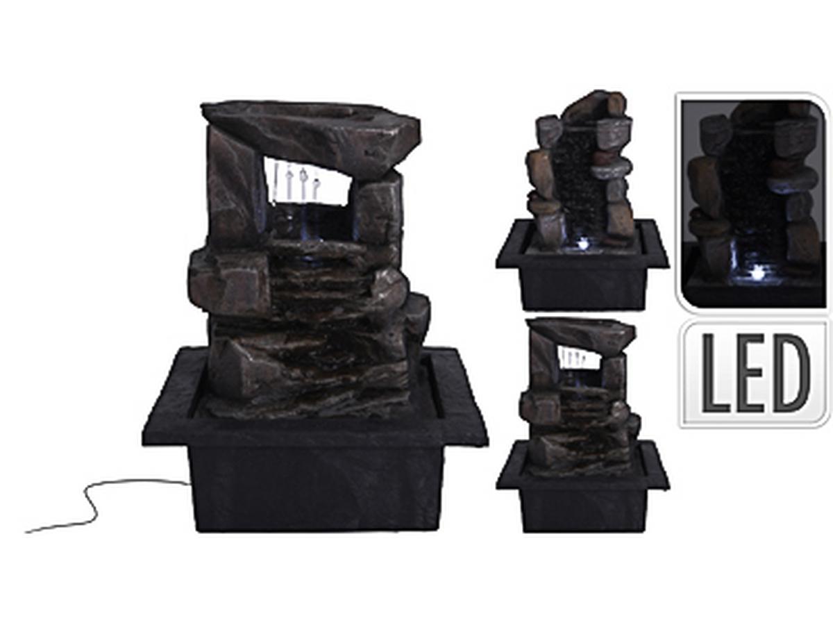 Szobaszökőkút Szikla - műanyag (21,8/18,8/27,5cm)