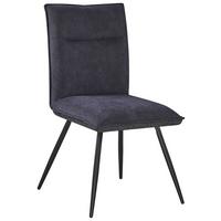 ŽIDLE NOVA - šedá/černá, Moderní, kov/textil (47/88/63cm) - Premium Living