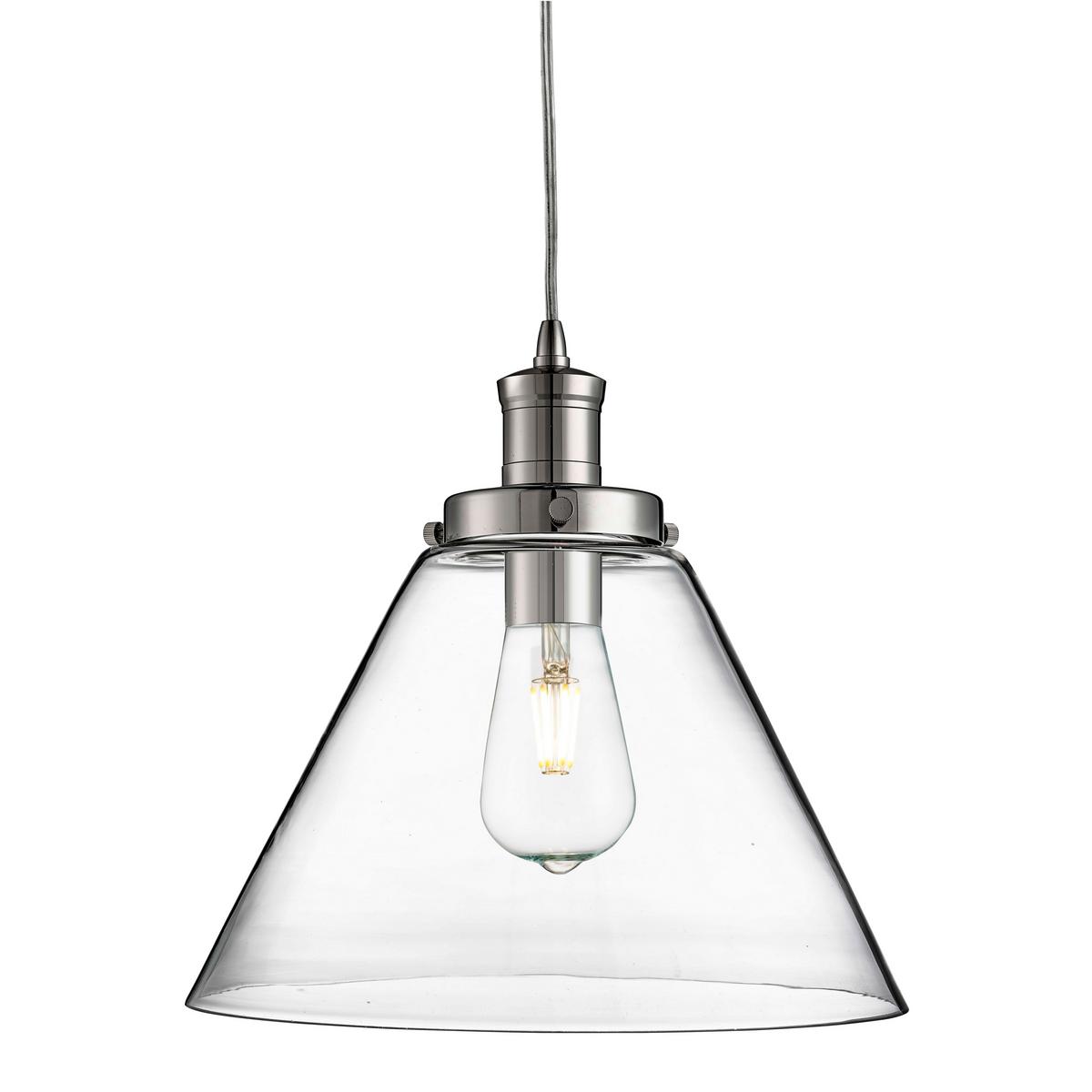 Hängeleuchte 3228cc Pyramid  Pendant - Klar, Basics, Glas/Metall (29/28/29cm)