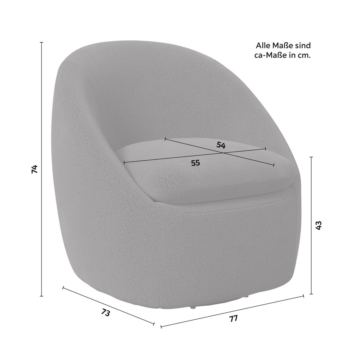 Relaxační křeslo DORA, černá žinylka - černá, Moderní, kov/dřevo (77/74/73cm) - Bessagi Home