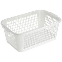 Aufbewahrungskorb 35x24 cm Kunststoff Versch. Farben - Blau/Weiß, KONVENTIONELL, Kunststoff (35/24/14,5cm)