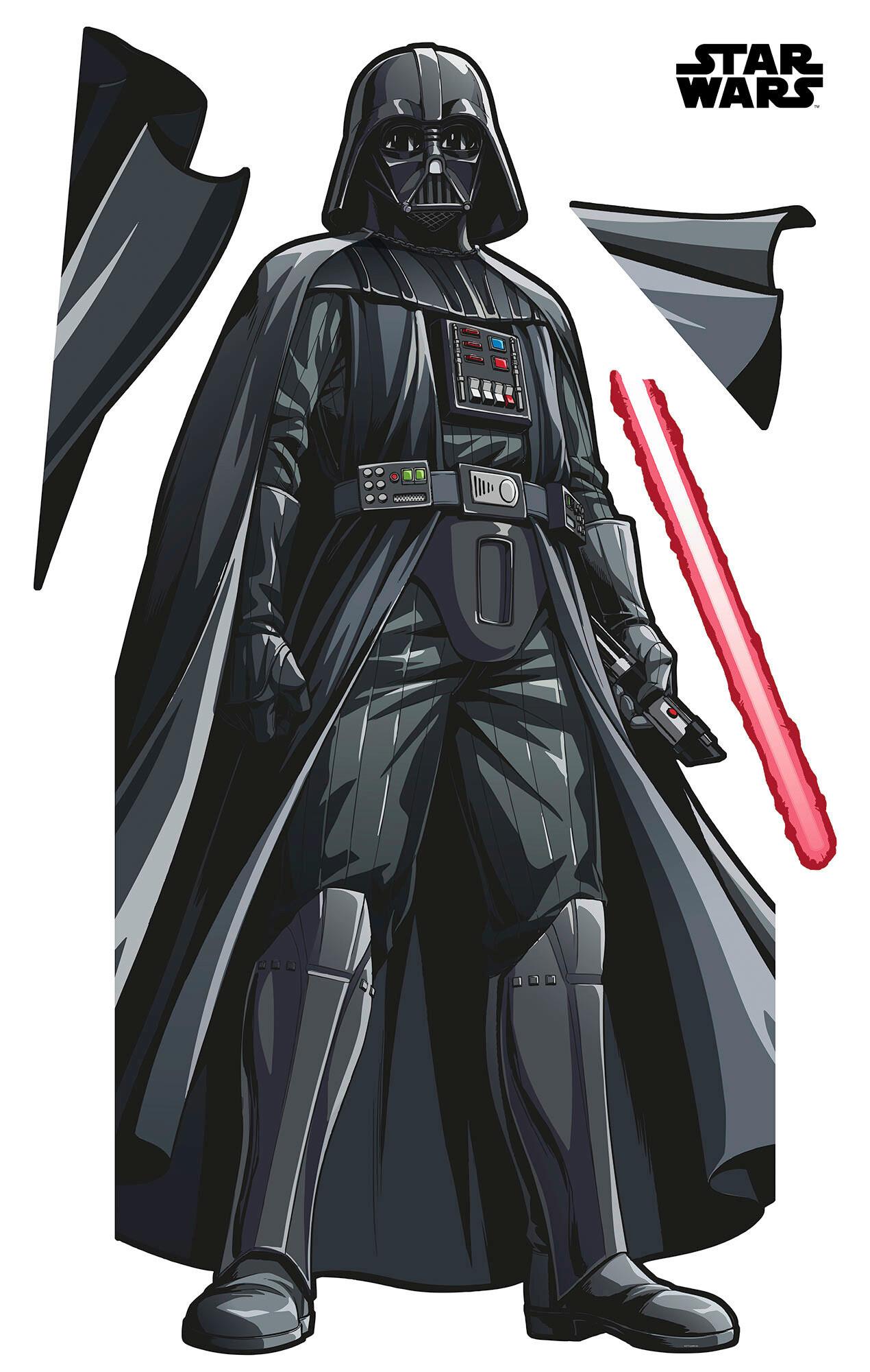 Fototapete 12404 Star Wars Xxl - Rot/Schwarz, Trend, Papier (127/200cm)