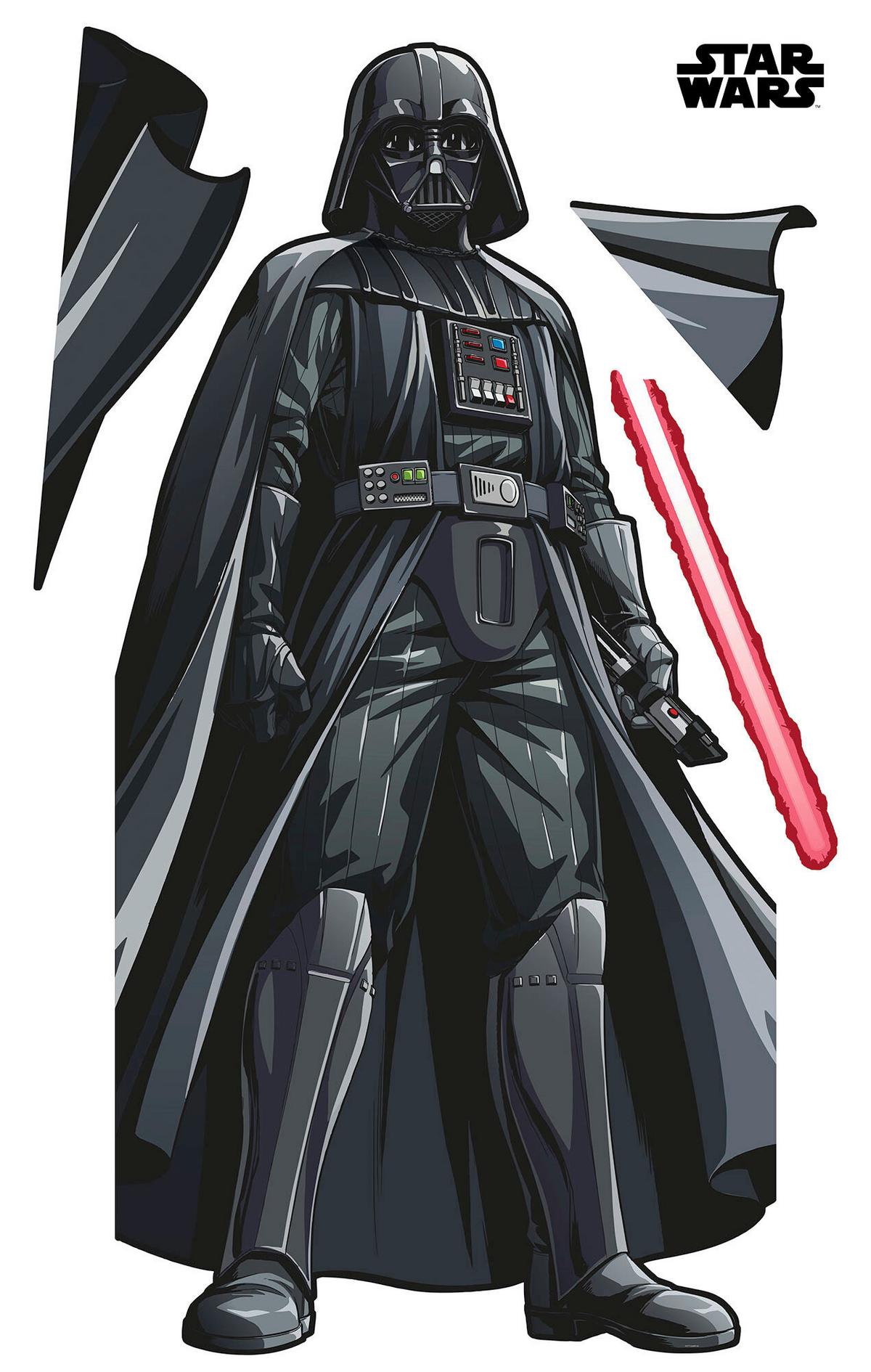 Fototapete 12404 Star Wars Xxl - Rot/Schwarz, Trend, Papier (127/200cm)