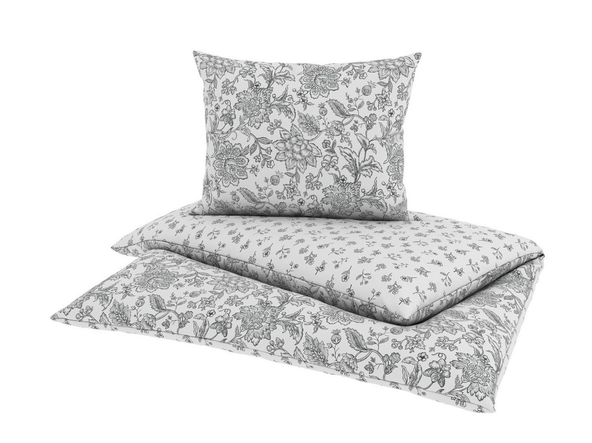 Bettwäsche Celine - Grau, ROMANTIK / LANDHAUS, Textil - James Wood