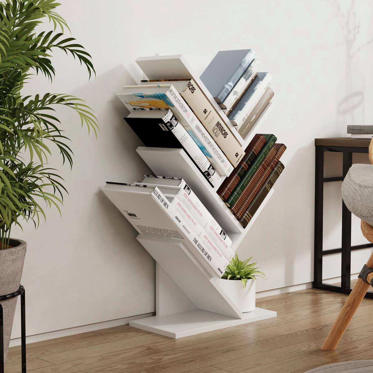 Regal Nulis Weiß B: 40 Cm - Weiß, Design, Holzwerkstoff (40/77/20cm) - MID.YOU