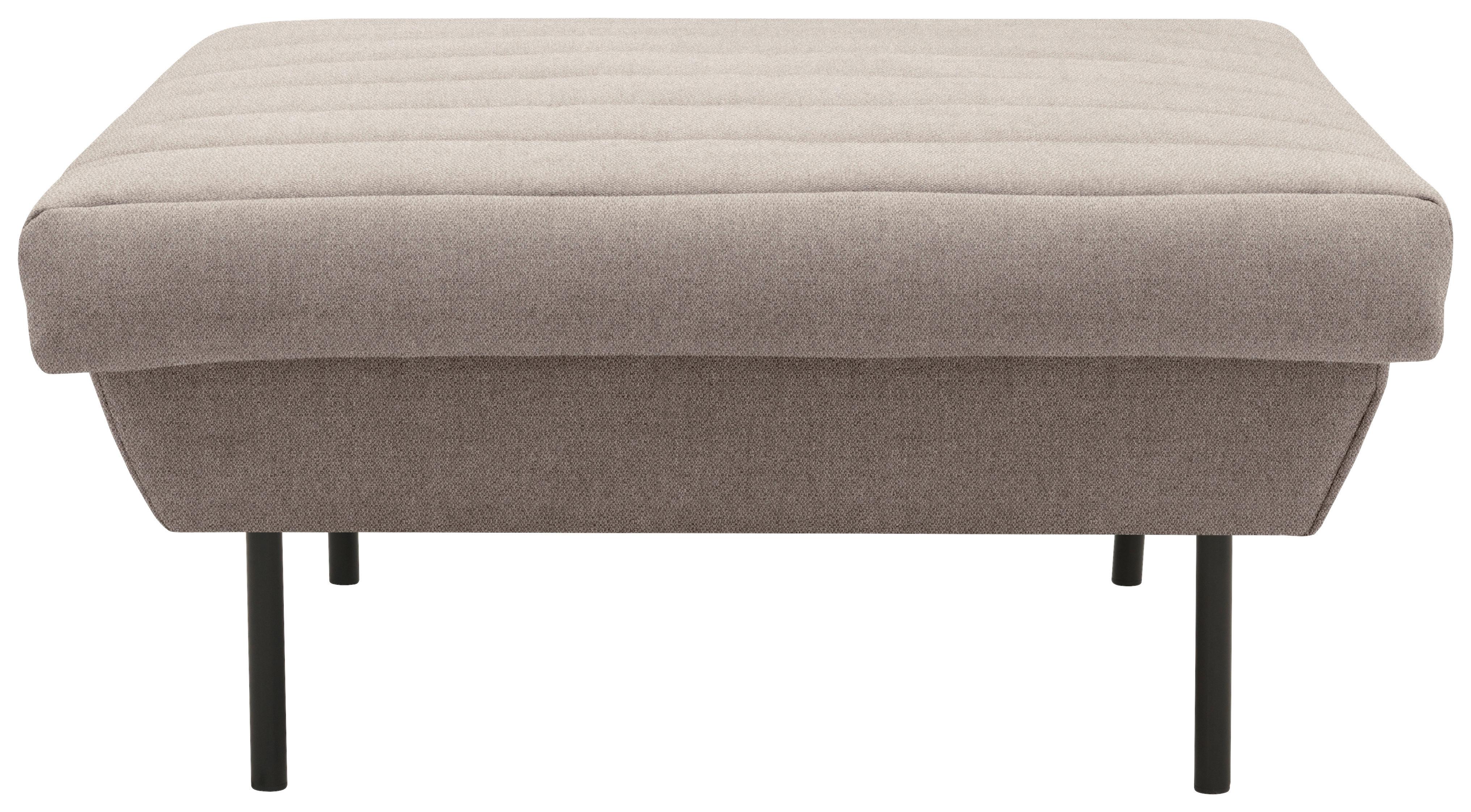 Hocker Looks Ix - Beige/Schwarz, Design, Textil (90/45/105cm) - LOOKS by W.Joop