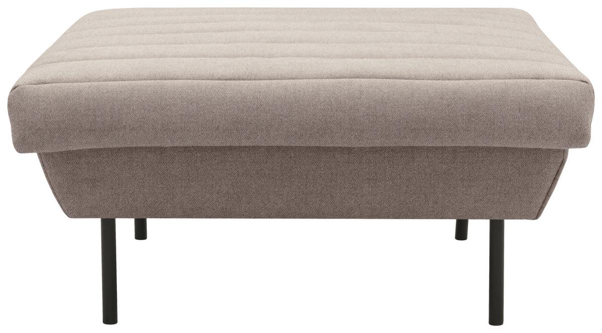 Hocker Looks Ix - Beige/Schwarz, Design, Textil (90/45/105cm) - LOOKS by W.Joop