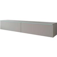 NÍZKA KOMODA VERA - sivá, Trend, kompozitné drevo/plast (180/30/33cm) - MID.YOU