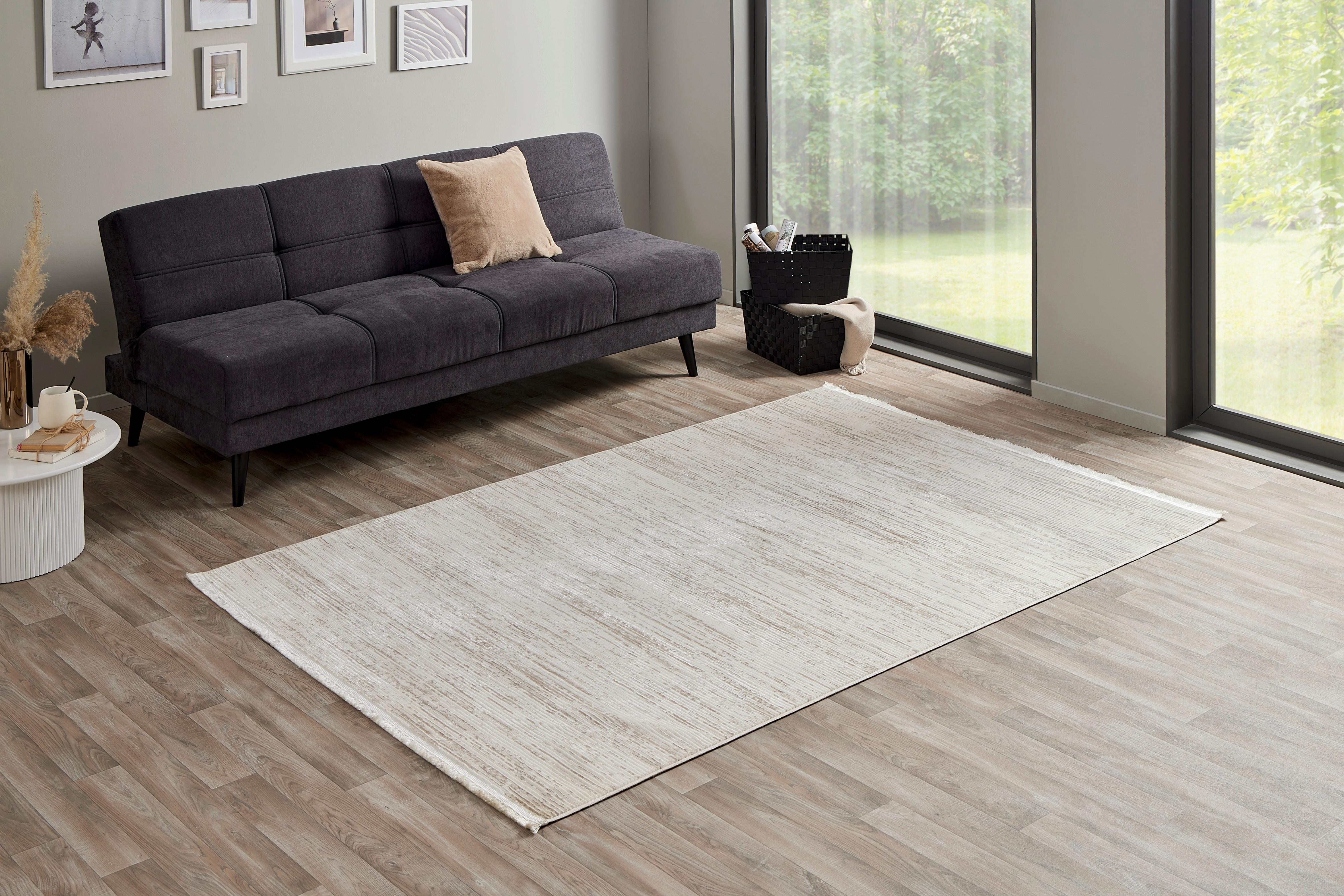 Teppich Beige Liane 160x230 Cm - Beige, ROMANTIK / LANDHAUS, Textil (160/230cm) - James Wood