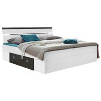 Posteľ MARS biela/antracit 140x200 cm - biela/antracitová, Modern (140/200cm) - MID.YOU