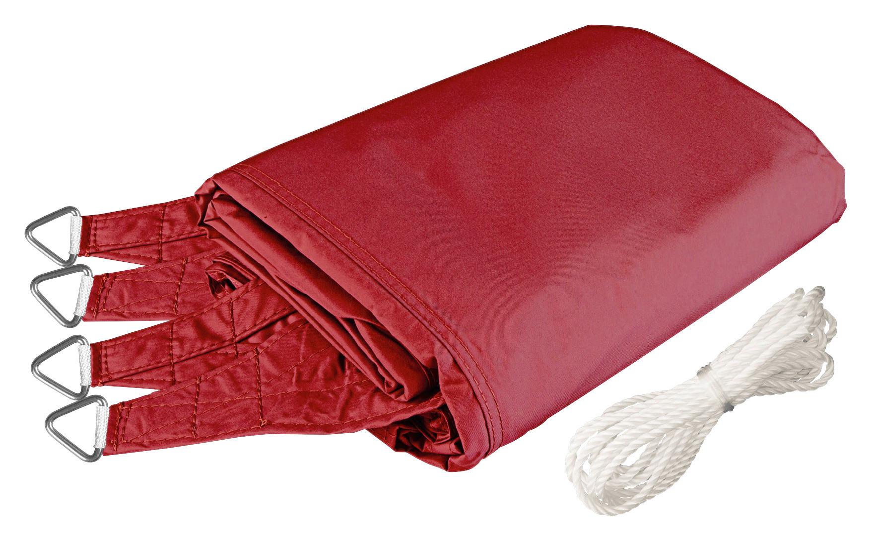 Sonnensegel Rechteck 3x4 M - Dunkelrot, Basics (300/400cm)