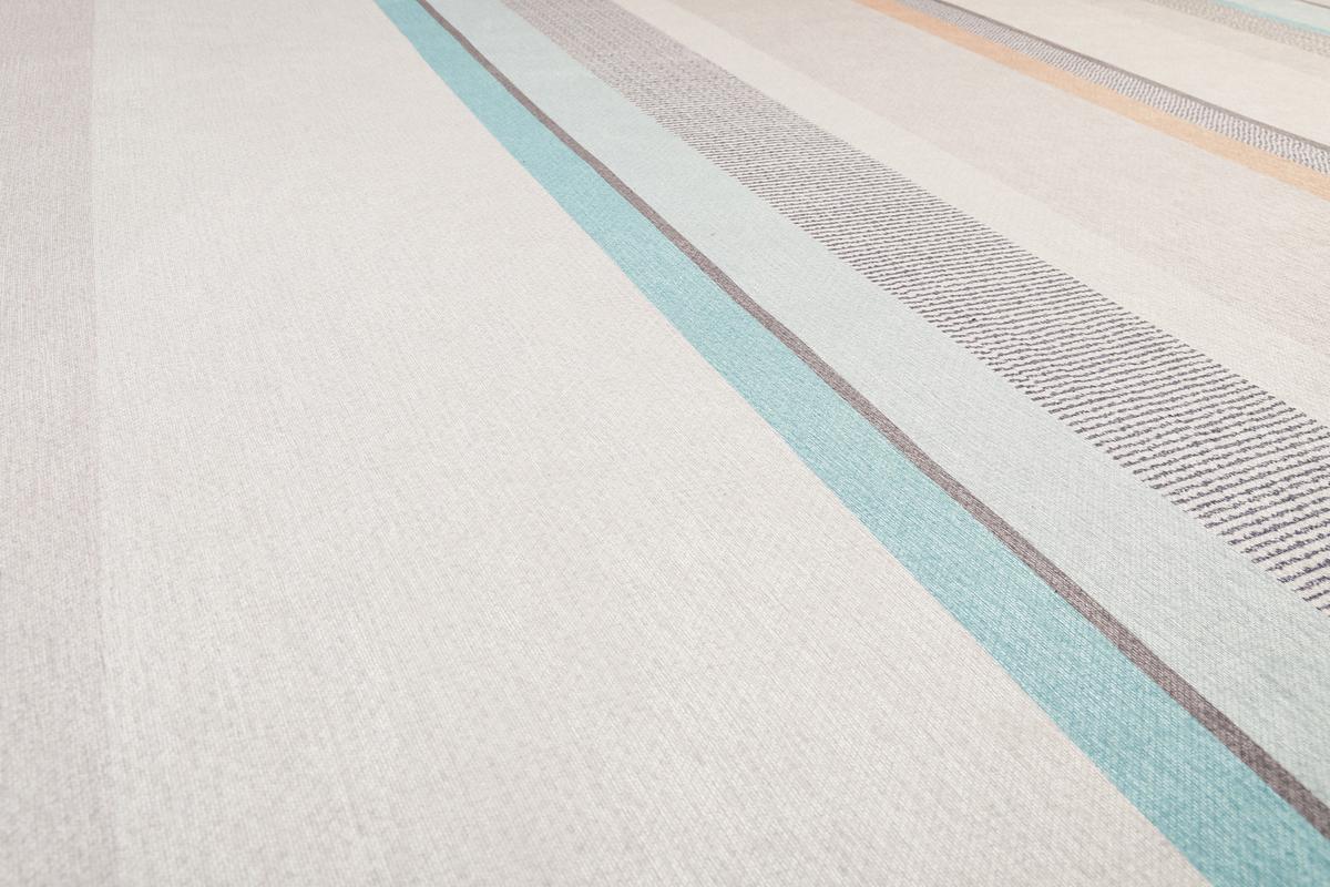 Flachwebteppich Ben Türkis/taupe/beige 120x170 Cm - Türkis/Taupe, KONVENTIONELL, Textil (120/170cm) - Esprit