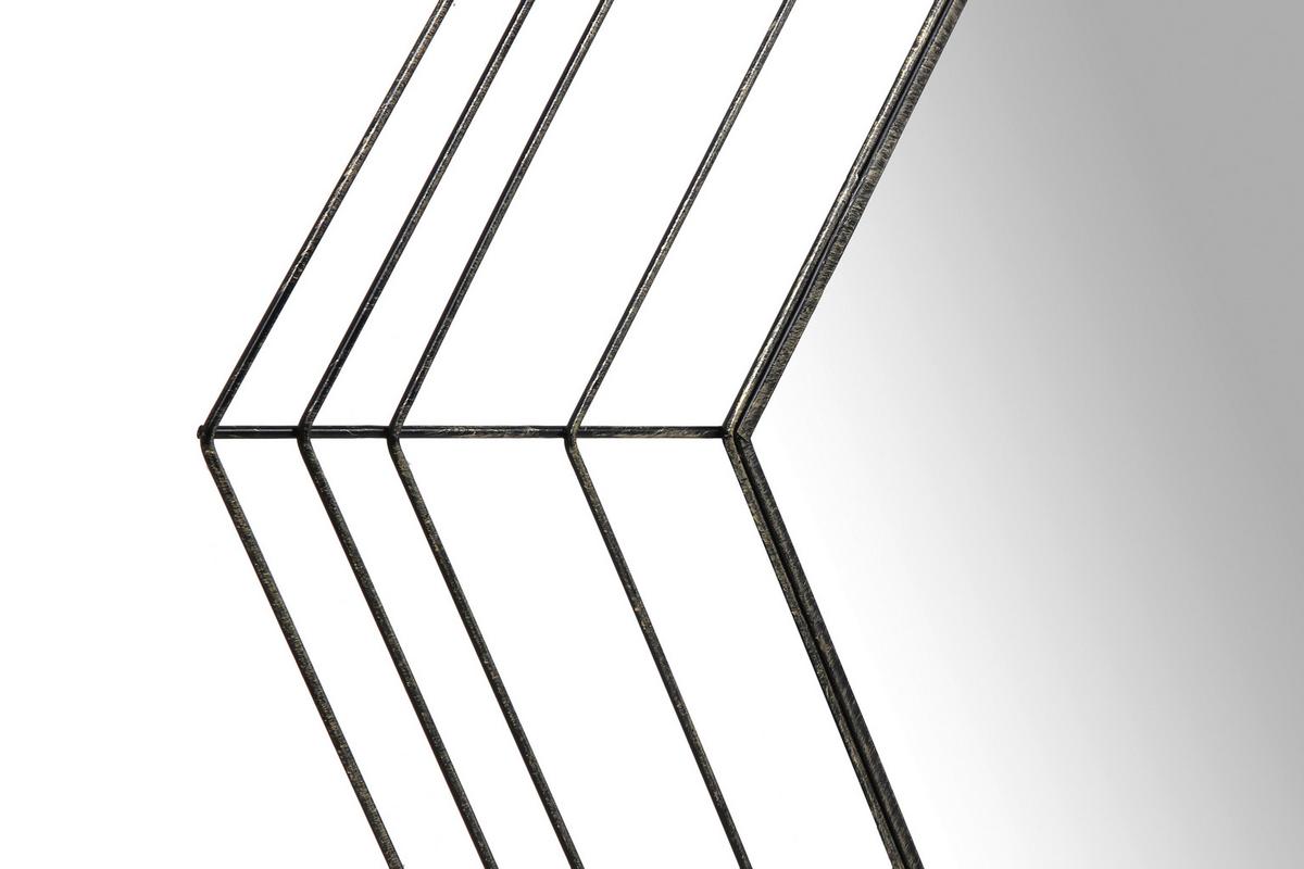 Wandspiegel Romeo 110 79,5x69 cm Rahmen Goldfarben - Goldfarben, Basics, Glas/Metall (79,5/69/1,5cm) - Kayoom