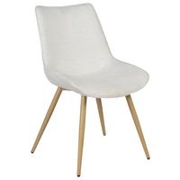 Židle LOU béžová - barvy dubu/béžová, Moderní, kov/dřevo (52/84/60cm) - Mömax