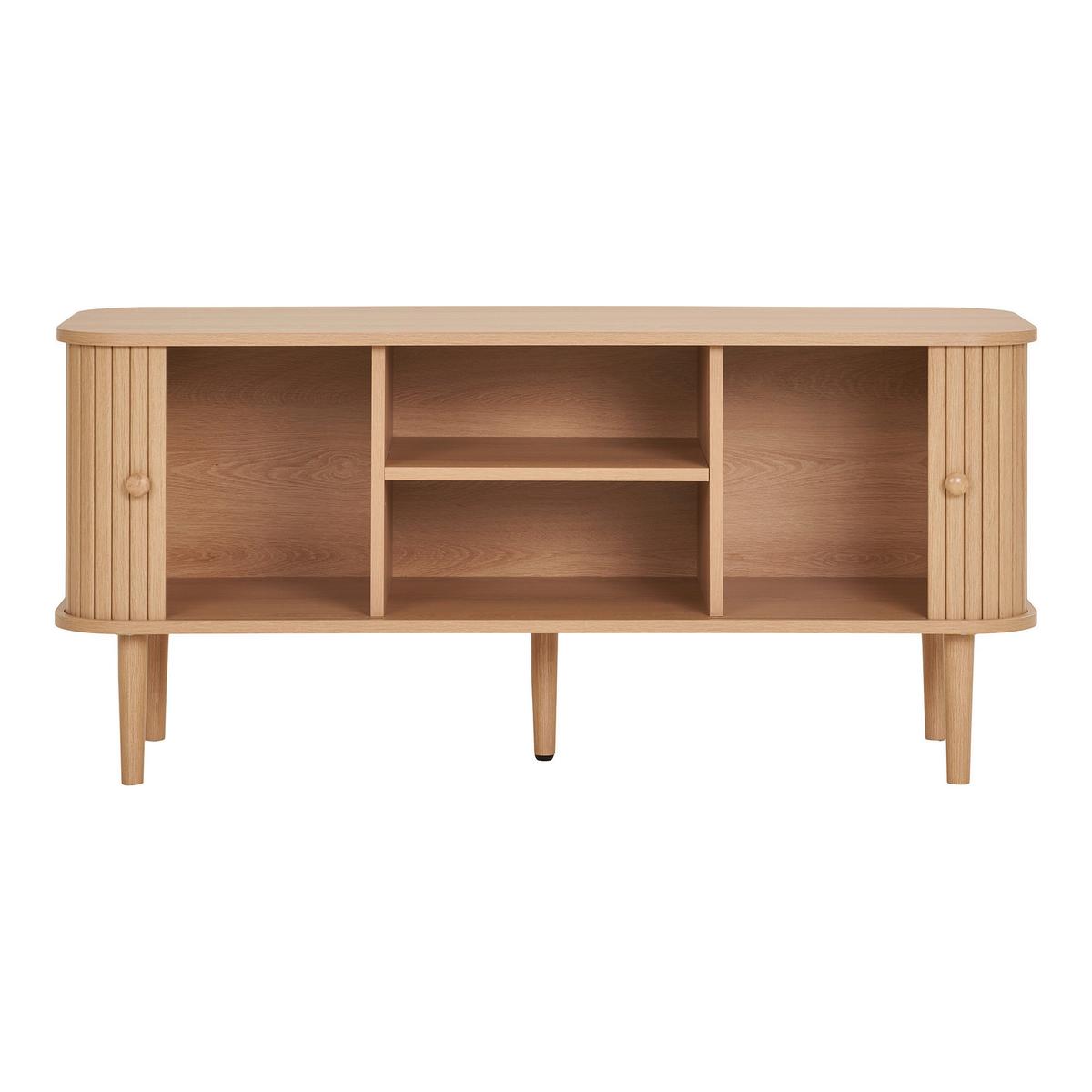 Lowboard Nikko Echtholz Kiefer B: 113cm - Naturfarben, Design, Holz/Holzwerkstoff (113/51,5/40cm) - MID.YOU