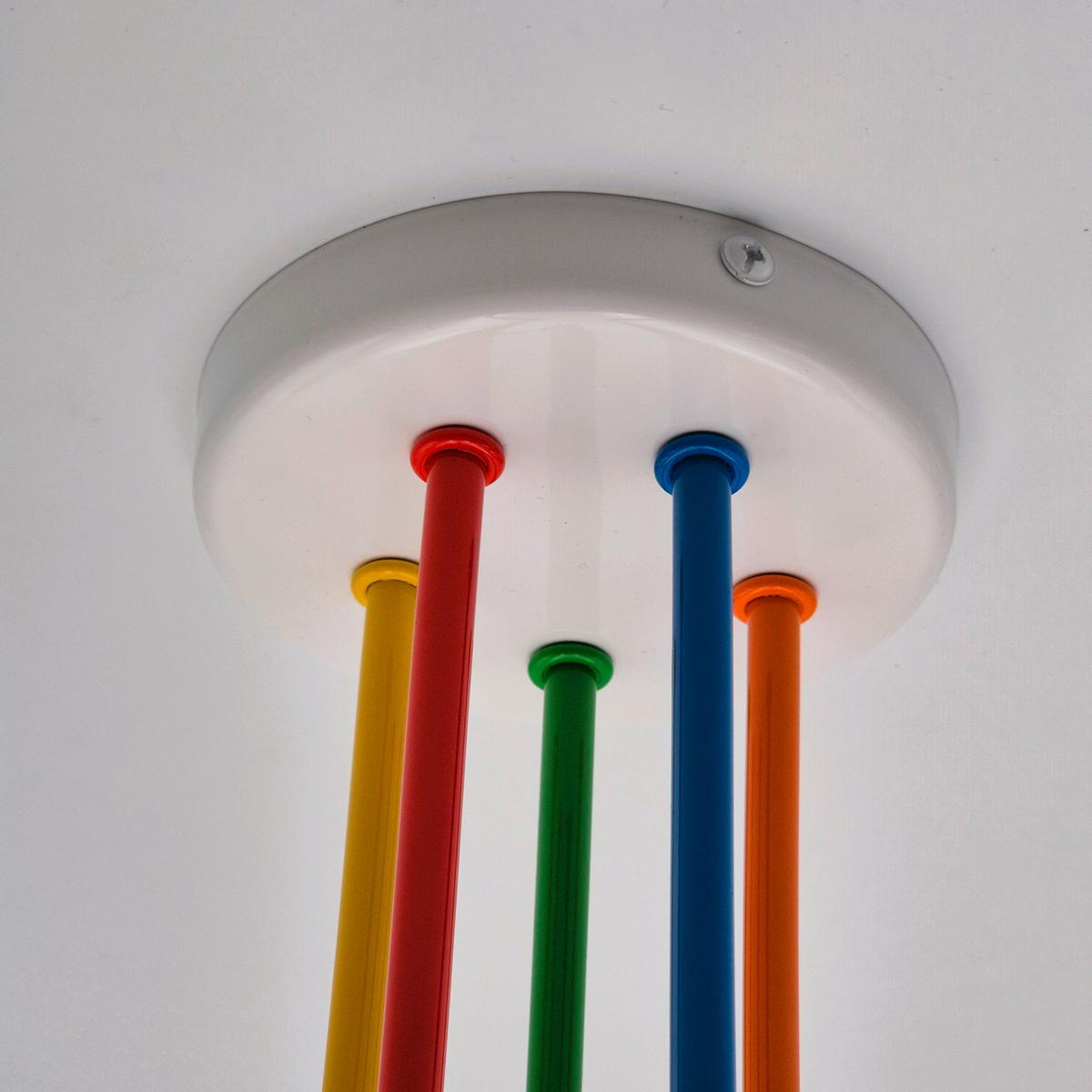 Pendelleuchte Domino Multicolor B: 59 cm - Multicolor, Design, Metall (40/59/59cm)