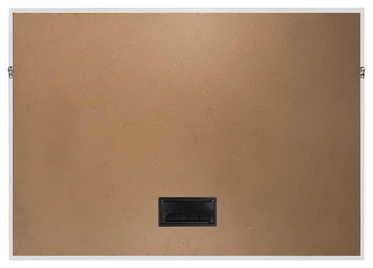 LED-Bild Neon Gold Girl Heart - Multicolor/Schwarz, Basics, Holzwerkstoff/Kunststoff (70/100/3,5cm)