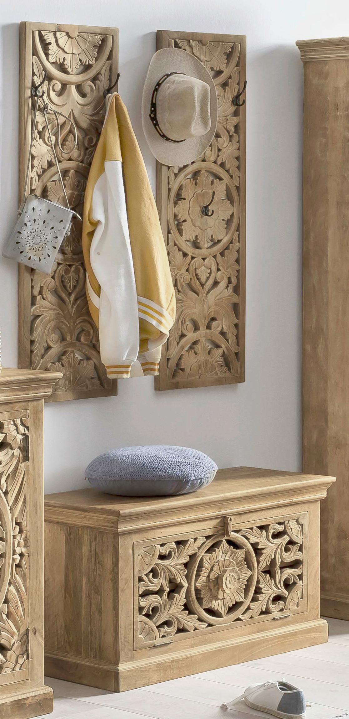 GARDEROBE Dielen Naturfarben B: 80cm - Naturfarben, Design, Holz (80/149/40cm) - MID.YOU