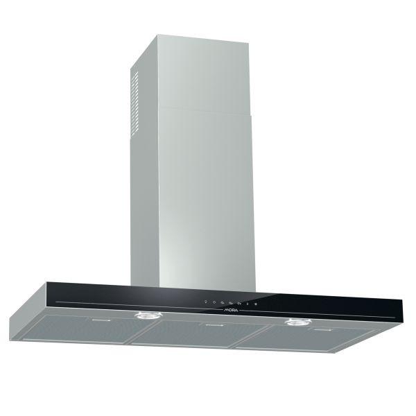 Digestoř Mora OK 997 GX - černá/barvy nerez oceli, Konvenční, kov/sklo (90cm) - Mora