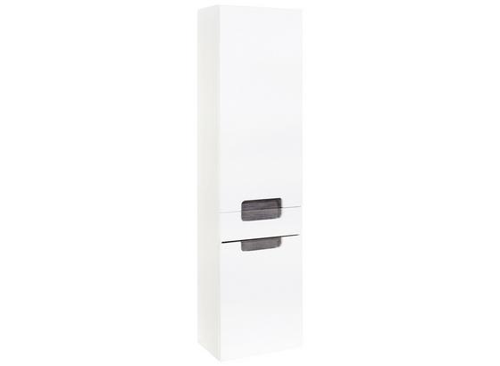 Hochschrank Siena 40cm Weiß/eiche - Weiß, MODERN, Holzwerkstoff (40/154/27cm) Hochschrank Siena 40cm Weiß/eiche - Weiß, MODERN, Holzwerkstoff (40/154/27cm)