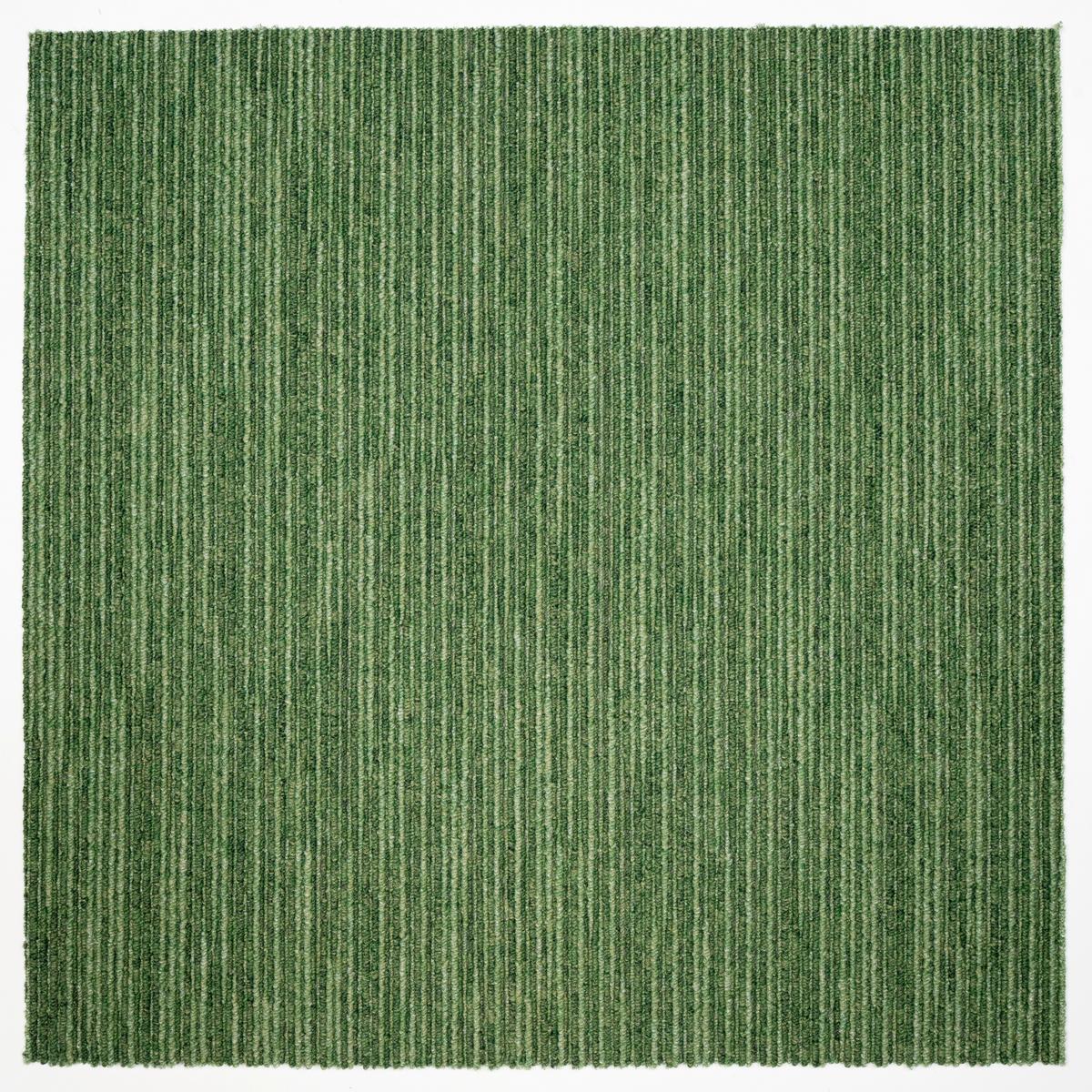 Teppichfliese Grün Ambition 50x50 cm Florhöhe 3 mm - Grün, Basics, Textil (50/50cm)