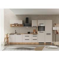 Küchenblock Aveiro Kaschmir/Eiche Wotan B: 360cm - Kaschmir/Eiche Wotan, Trend, Holzwerkstoff/Metall (360cm) - Held
