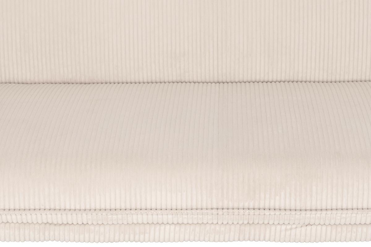 Kanapéágy Como - krémszínű, Design, textil (193/81/92cm) - Livetastic