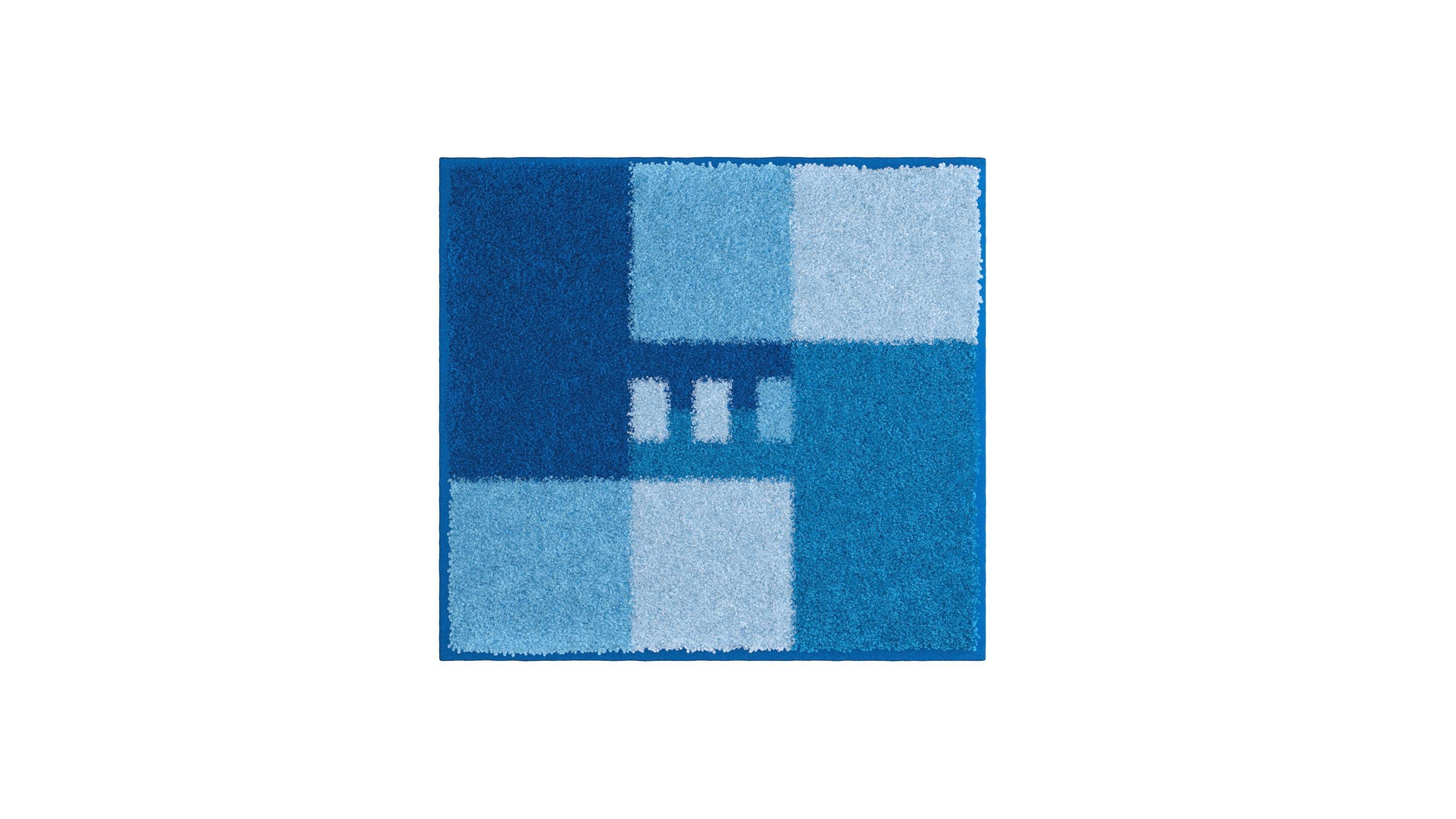 Bidet-vorleger Merkur - Blau, Basics, Textil (40/50cm) - Grund