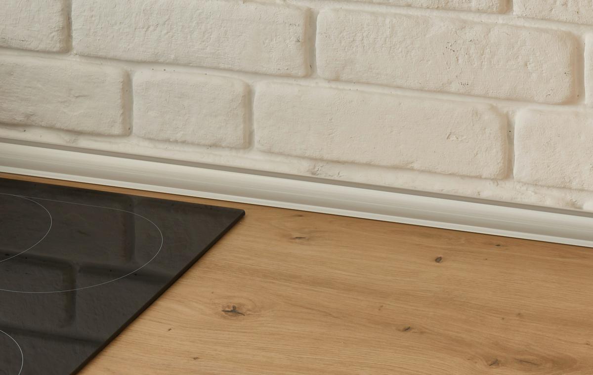 Eckküche mit Geräten 220x170 cm Weiß/Eiche Dekor, Modern - Weiß Hochglanz/Eiche Artisan, LIFESTYLE, Holzwerkstoff (220/170cm) - Respekta