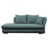 Relaxliege Latte L: 224 cm Petrol mit Bettkasten - Silberfarben/Petrol, Design, Textil (224/84/99/107cm) - MID.YOU