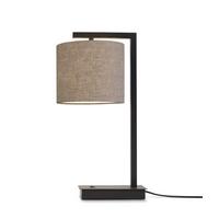 Tischlampe Boston Hellbraun Mit Schalter - Basics (17/44cm) - It's about Romi