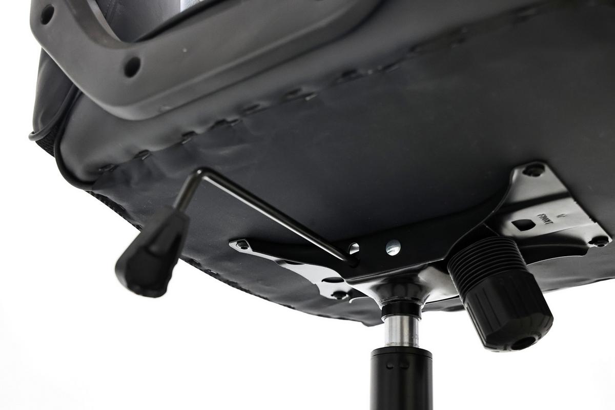 Otočná stolička ZORA - čierna/sivá, Modern, kov/textil (60/113-123/73cm) - Mömax