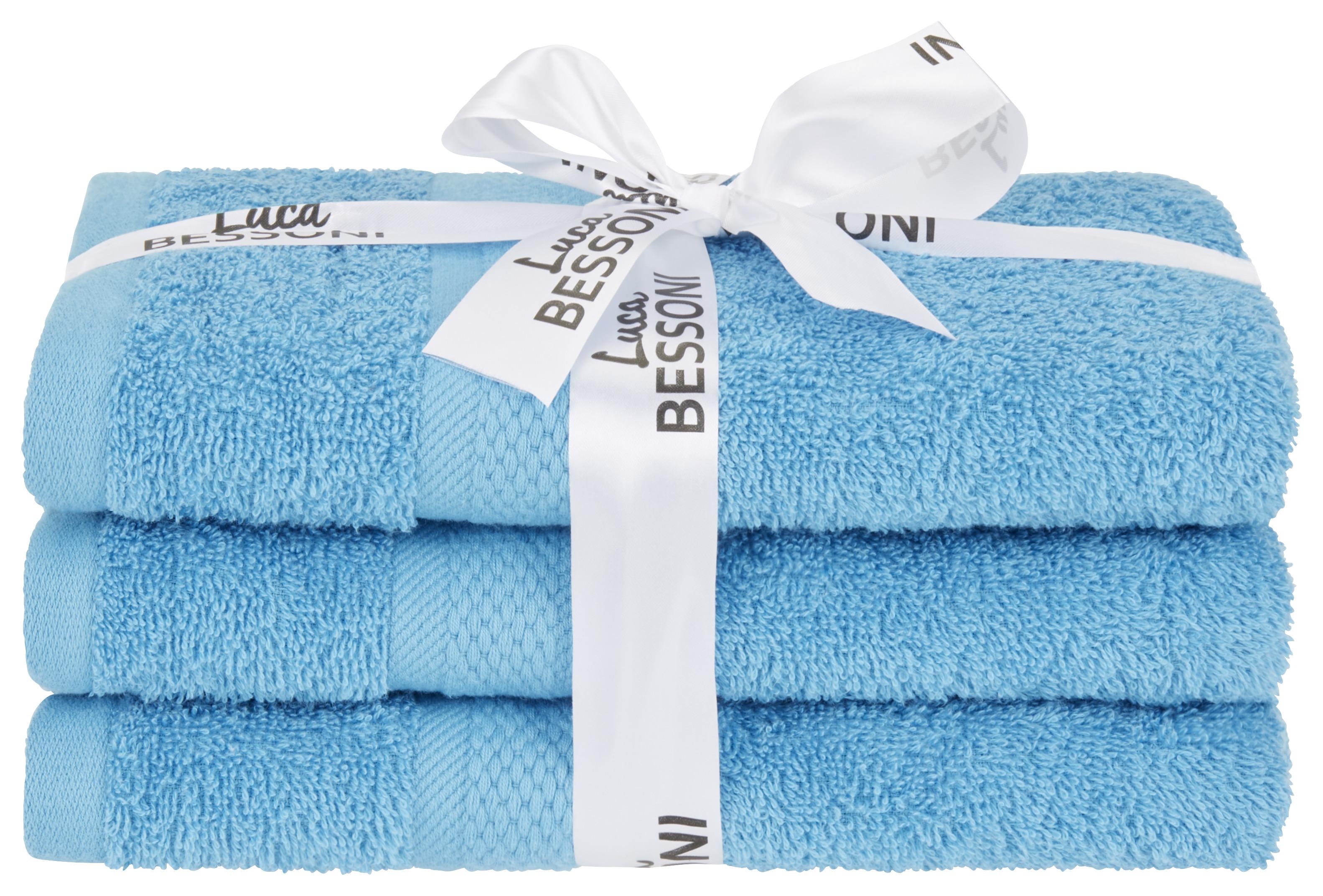Handtuch Fiolina Baumwolle Türkis 50x100 cm 3er-Pack