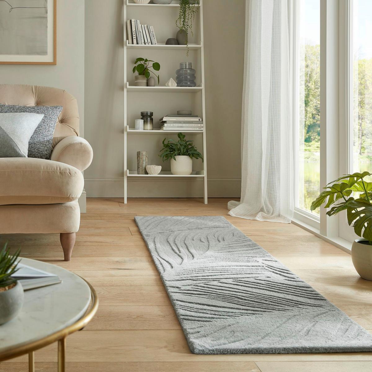 Wollteppich 503119373938 - Grau, Basics, Textil (60/230cm)