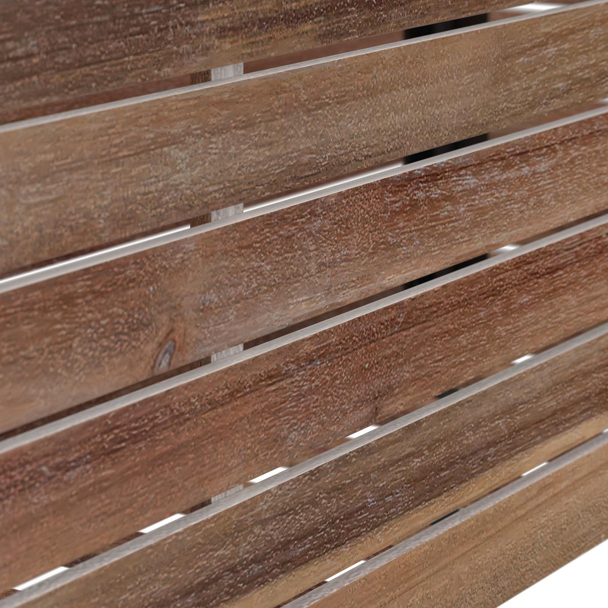 VYVÝŠENÝ ZÁHON CHRISTO 3 - černá/barvy akácie, Natur, kov/dřevo (81,5/75/28cm) - Mömax