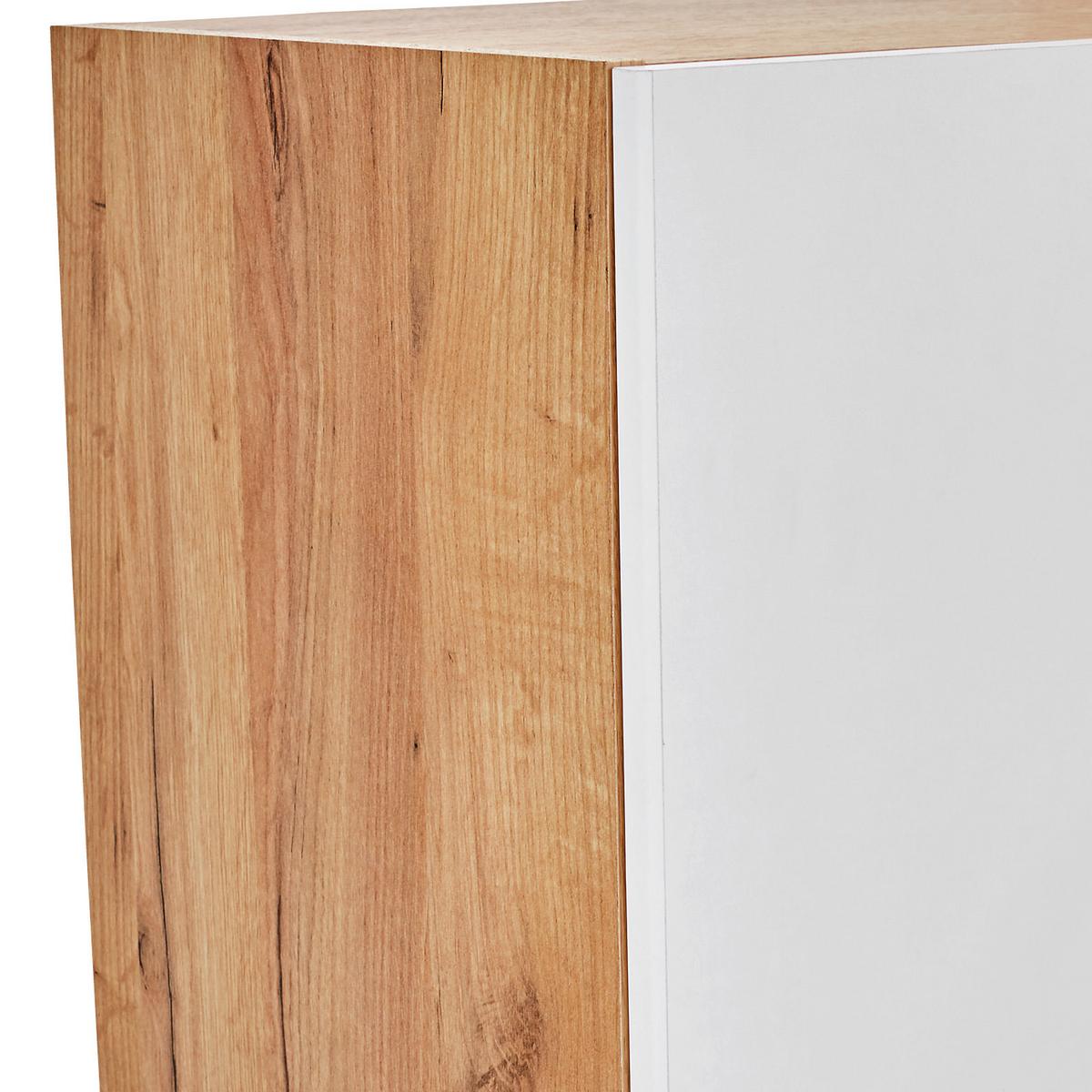 NÁSTAVEC NA SKŘÍŇ TIO - bílá/barvy dubu, Konvenční, kompozitní dřevo (80/43/37,5cm)