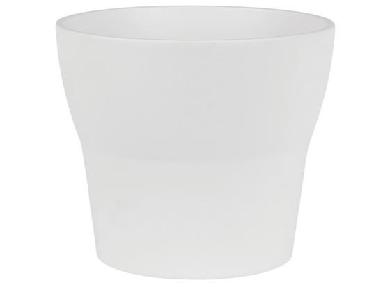 Übertopf Da Vinci - Schlammfarben/Weiß, KONVENTIONELL, Keramik (15/12cm) - Ombra Übertopf Da Vinci - Schlammfarben/Weiß, KONVENTIONELL, Keramik (15/12cm) - Ombra