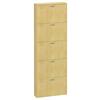 Schuhschrank Sulos Honigeiche Dekor - Honigeiche, Design, Holzwerkstoff (59/179/17cm) - MID.YOU