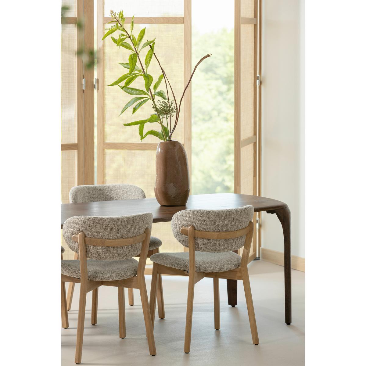 ESSTISCH Fiore Dunkelbraun L: 230cm - Dunkelbraun, MODERN, Holz (230/95/76cm) - Livetastic