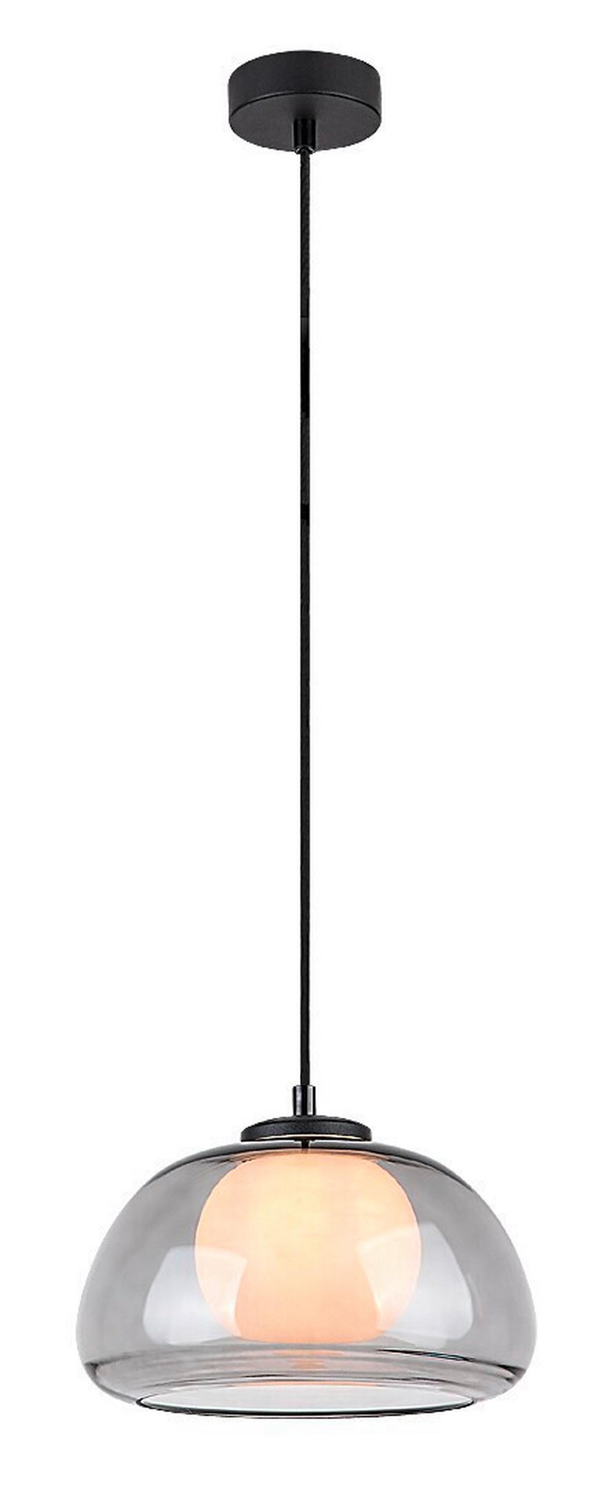 ZÁVĚSNÉ SVÍTIDLO ELOWEN - šedá/bílá, Moderní, kov/plast (25/150cm)