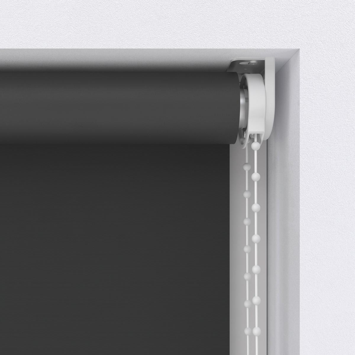 Verdunkelungsrollo 100x190 cm mit Kettenzug - Anthrazit, Basics, Textil (100/190cm)