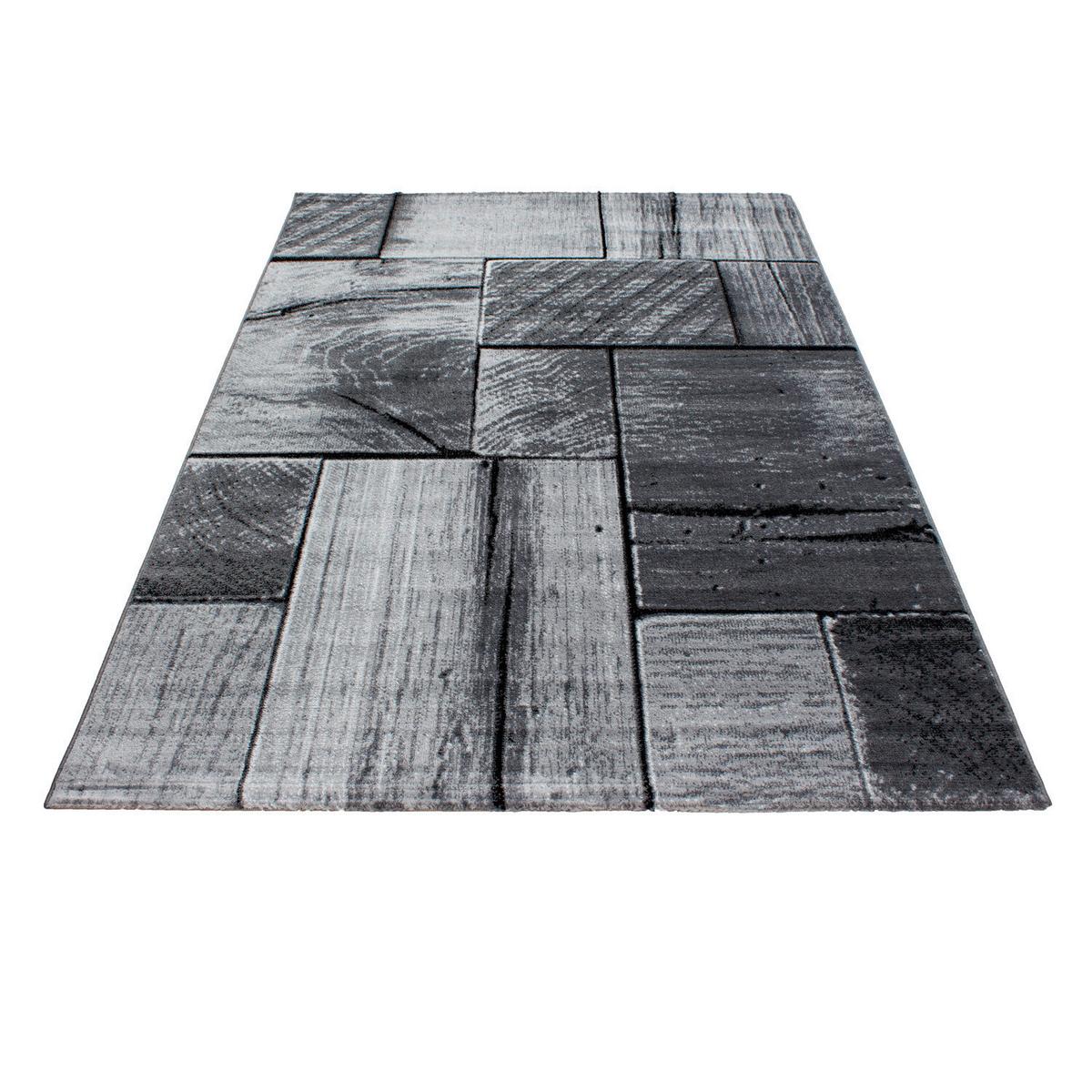 Flachwebteppich Parma - Schwarz, Design, Textil (140/200cm) - Novel