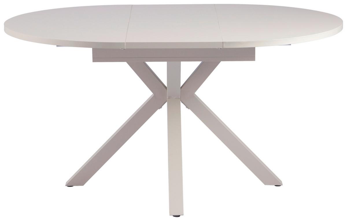 Esstisch Bozan AZ Kaschmir L: 110-150 cm - Kaschmir, MODERN, Holzwerkstoff/Metall (110/150/110/76cm) - Livetastic