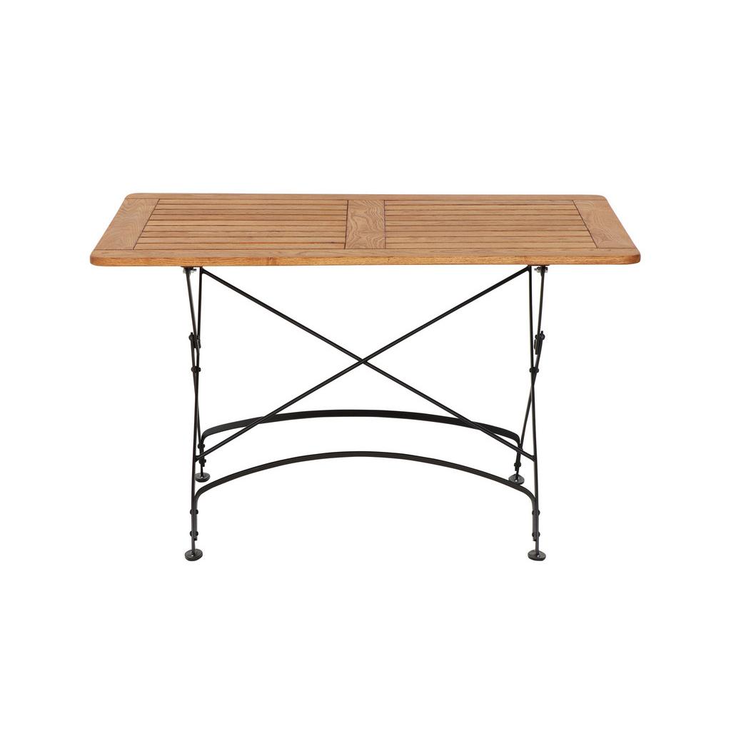 Gartentisch Klappbar Robinienholz/Metall L 120 cm