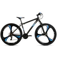 Mountainbike 412m - Schwarz, MODERN, Metall (25/140/60cm)