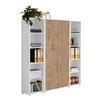 Office Edition B: 173 cm Eichefarben/Weiß - Eichefarben/Weiß, MODERN, Holzwerkstoff (173/186/33cm) - MID.YOU