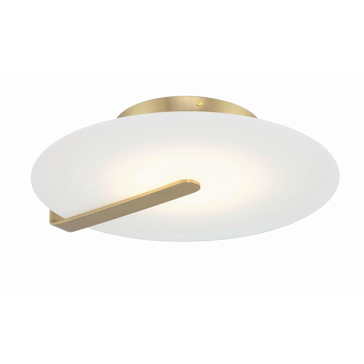 Led Falilámpa Qn-Nuvola-F-M-Bg - fekete, Design, üveg/fém (43,2/9,2cm) - Elstead Lighting