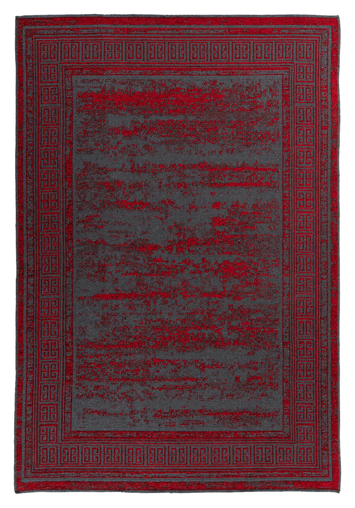Teppich Naturfaser Kalevi 300 120x170 cm Synthetikfaser - Rot, KONVENTIONELL, Textil (120/170cm)