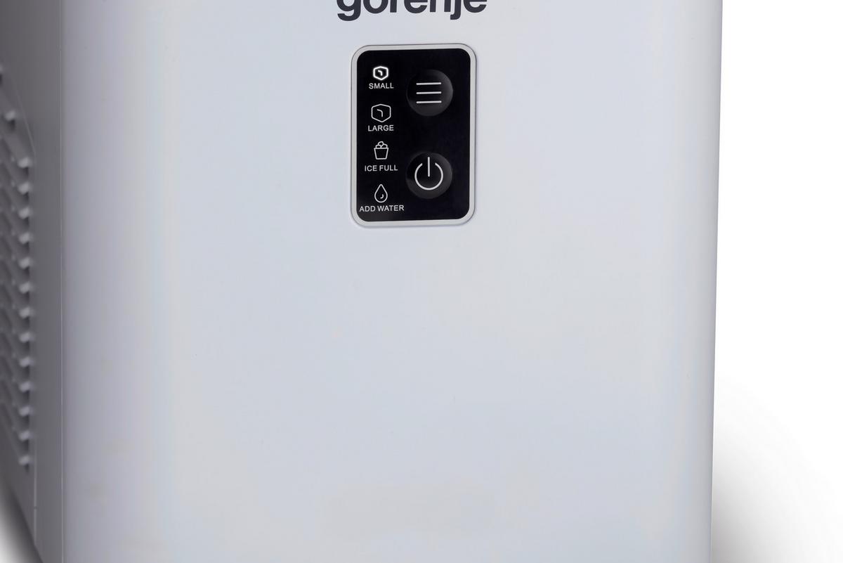EISWÜRFELMASCHINE 120W - Weiß, Basics, Kunststoff/Metall (26,8/21,8/29cm) - Gorenje