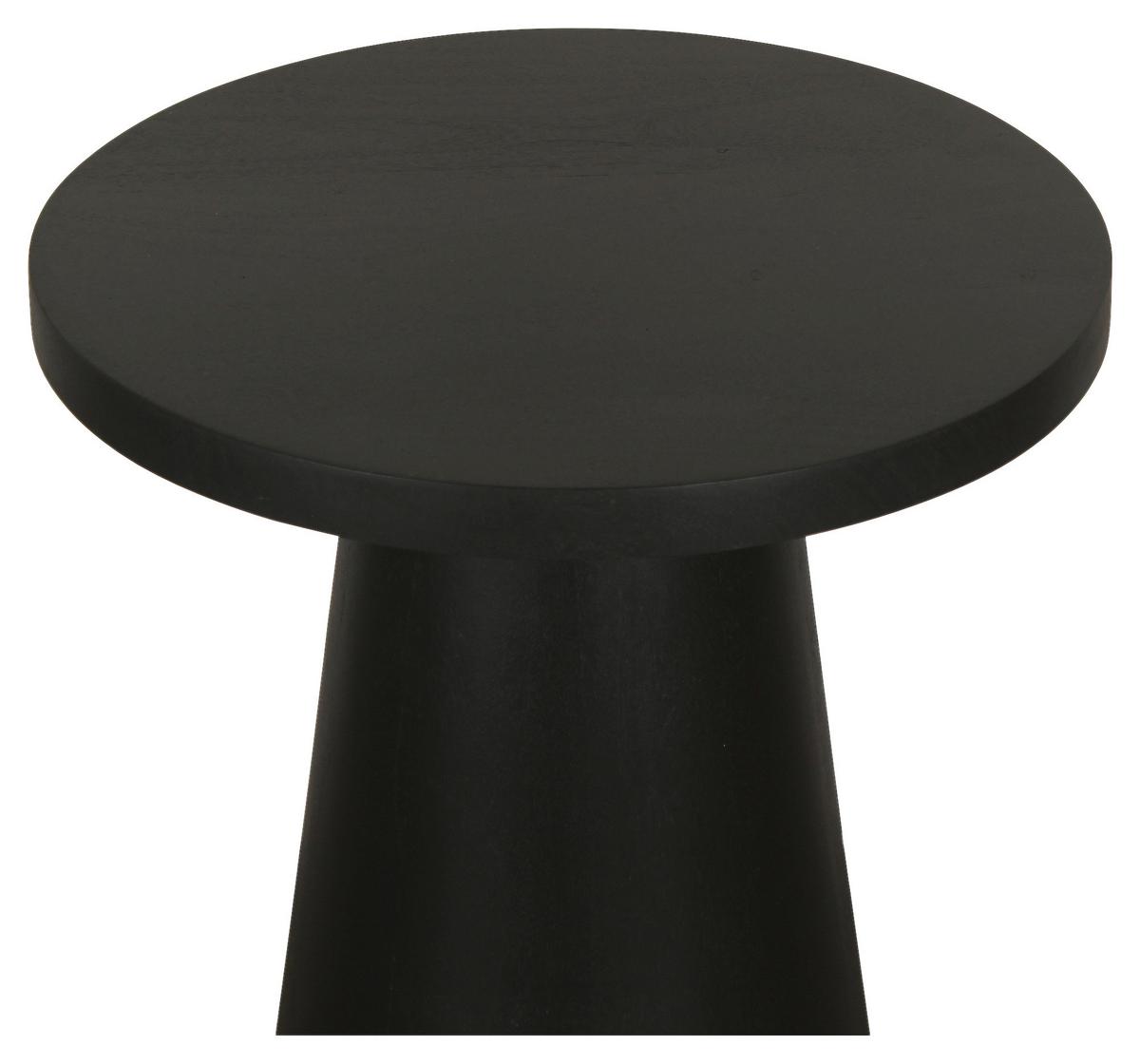 Beistelltisch Cone Schwarz B: 35 cm - Schwarz, Design, Holz (35/60/35cm) - MID.YOU